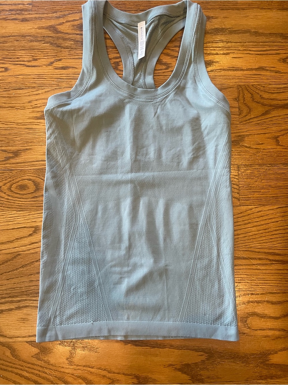 Athleta Sage Green/gray/teal Racerback Tank